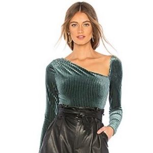 Somerset bodysuit in moss green